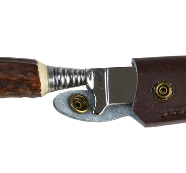 Funk Hirschhorn Trachtenmesser mit Rundkappe