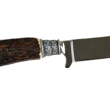 Funk Hirschhorn Trachtenmesser mit Zierkappe | Bayernwappen