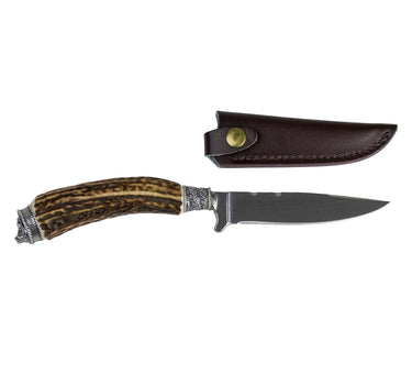 Funk Hirschhorn Trachtenmesser mit Zierkappe | Wildschwein