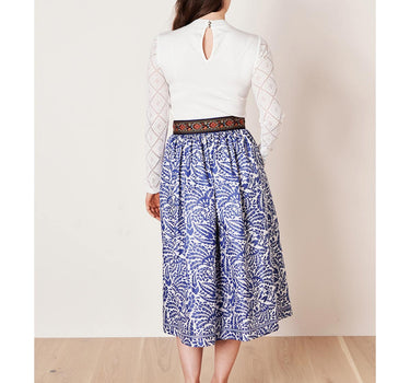 Krüger Collection Damen Trachtenrock "Janita" 264167 | Blau