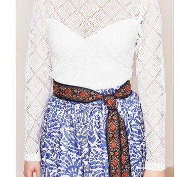 Krüger Collection Damen Trachtenrock "Janita" 264167 | Blau