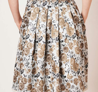 Krüger Collection Damen Trachtenrock "Judy" 266167 | Braun 60cm