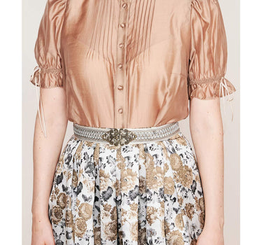 Krüger Collection Damen Trachtenrock "Judy" 266167 | Braun 60cm