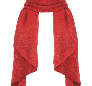 Kuscheliger Winter Schal "Eliana" 250 x 63 cm | Koralle