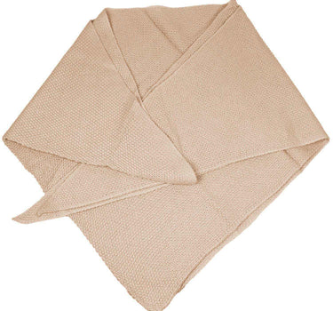 XL Strick Dreieckstuch - Schal  200 x 80 cm | Creme