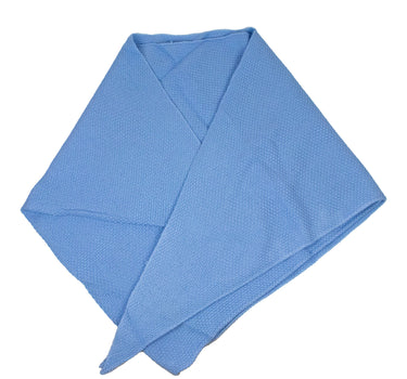 XL Strick Dreieckstuch - Schal  200 x 80 cm | Hellblau