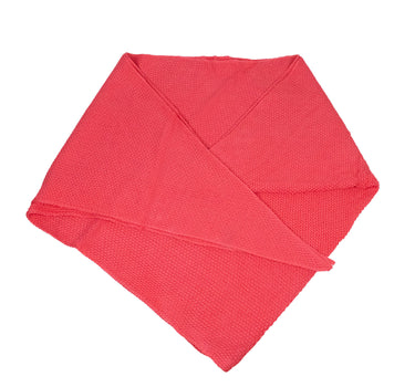 XL Strick Dreieckstuch - Schal  200 x 80 cm | Koralle