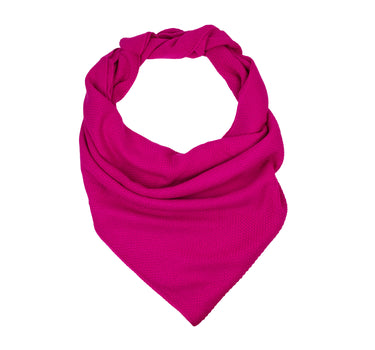 XL Strick Dreieckstuch - Schal  200 x 80 cm | Pink