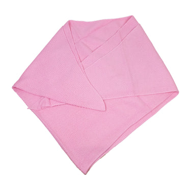 XL Strick Dreieckstuch - Schal  200 x 80 cm | Rosa