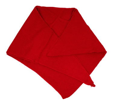 XL Strick Dreieckstuch - Schal  200 x 80 cm | Rot