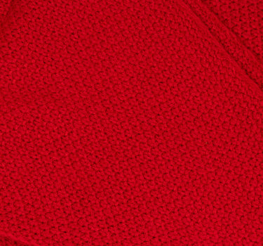 XL Strick Dreieckstuch - Schal  200 x 80 cm | Rot