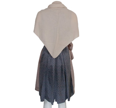 XL Strick Dreieckstuch - Schal  200 x 80 cm | Rosé