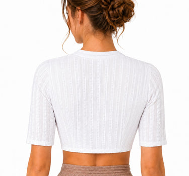Damen Dirndlbluse "Liora" mit Stehkragen | Weiß