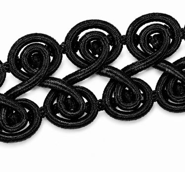 LUISIA® Halsband Kropfband "Editha" | Schwarz