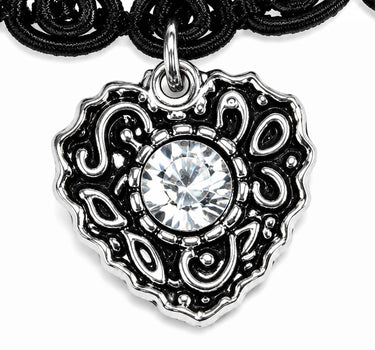 LUISIA® Halsband Kropfband "Editha" | Schwarz