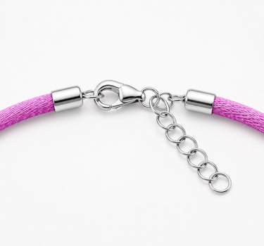 LUISIA® Kinder Halskette "Edelweiß" mit Kristallen von Swarovski® | Flieder