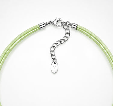 LUISIA® Halskette "Nicola" mit Kristallen von Swarovski® | Lindgrün