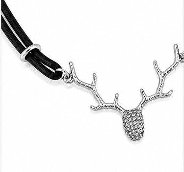 LUISIA® Halskette "Nicola" mit Kristallen von Swarovski® | Schwarz