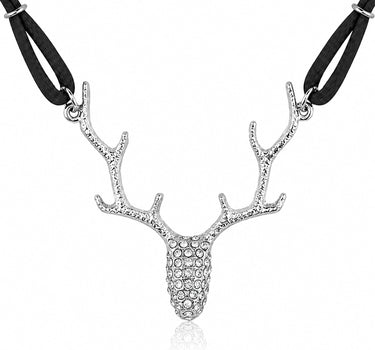 LUISIA® Halskette "Nicola" mit Kristallen von Swarovski® | Schwarz
