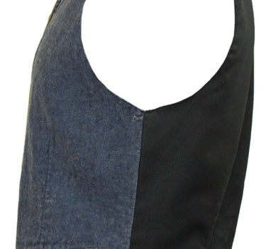 MADDOX Kinder Leinen Trachten Weste "Oliver" | Dunkelblau Marine