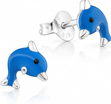 LUISIA® Ohrstecker "Delphine blau" E-15580 | 925 Sterling Silber