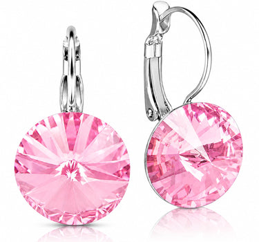 LUISIA® Ohrringe Rivoli mit Kristallen von Swarovski® - 12 mm | Light Rosé