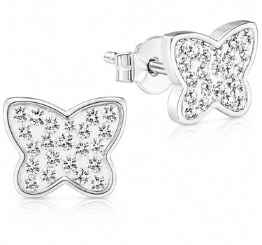 LUISIA® Ohrringe "Schmetterling" mit Kristallen von Swarovski® | Kristall