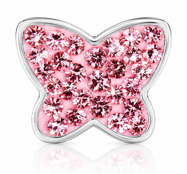LUISIA® Ohrringe "Schmetterling" mit Kristallen von Swarovski® | Rosa