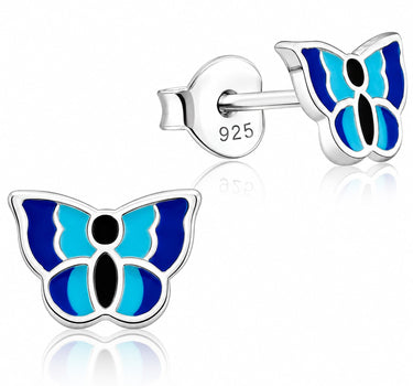 LUISIA® Ohrstecker "Schmetterling" E-15470-2 | Blau