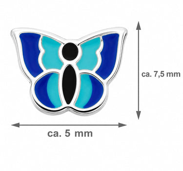 LUISIA® Ohrstecker "Schmetterling" E-15470-2 | Blau