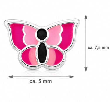 LUISIA® Ohrstecker "Schmetterling" E-15470-2 | Pink Rosa