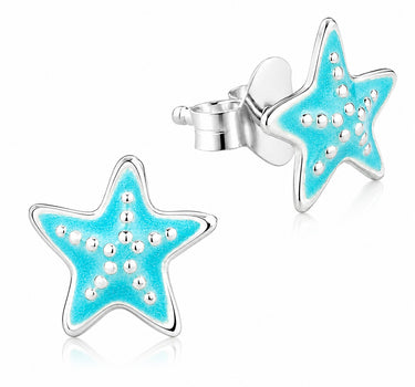 LUISIA® Ohrstecker "Seestern" - 925 Sterling Silber