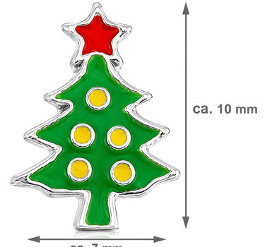 LUISIA® Ohrstecker "Weihnachtsbaum" E-14456 - 925 Sterling Silber