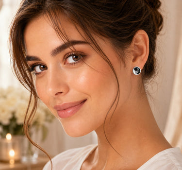 LUISIA® Ohrstecker "Yin Yang" mit Kristall von Swarovski®