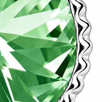 LUISIA® Solitär Ohrstecker "Joy" mit Kristallen von Swarovski® | Chrysolite