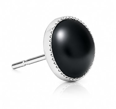 LUISIA® Solitär Ohrstecker "Joy" mit Kristallen von Swarovski® | Perle Hematite