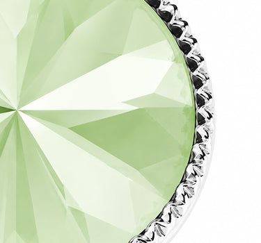 LUISIA® Solitär Ohrstecker "Joy" mit Kristallen von Swarovski® | Matt Agave