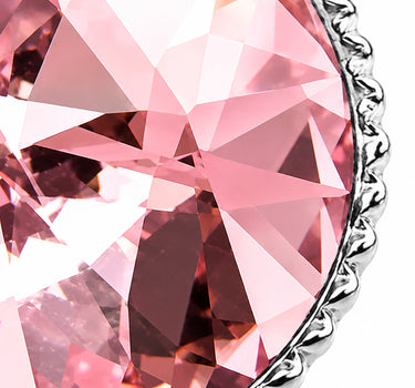 LUISIA® Solitär Ohrstecker "Joy" mit Kristallen von Swarovski® | Light Rose
