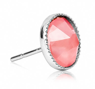 LUISIA® Solitär Ohrstecker "Joy" mit Kristallen von Swarovski® | Matt Flamingo