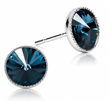 LUISIA® Solitär Ohrstecker "Joy" mit Kristallen von Swarovski® | Montana
