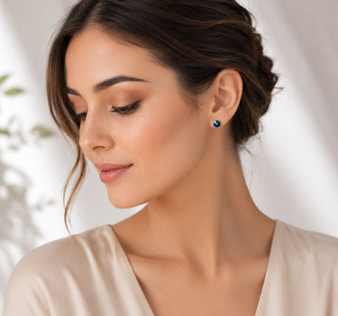 LUISIA® Solitär Ohrstecker "Joy" mit Kristallen von Swarovski® | Montana