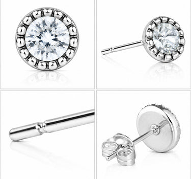 LUISIA® Ohrstecker "Judika" mit Kristallen von Swarovski® | Silber