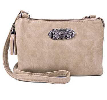 Trachten Handtasche "Sofia" - Dirndl Umhängetasche | Taupe