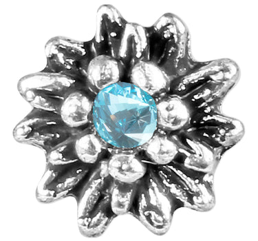 LUISIA® Edelweiß Ohrringe Marla mit Kristallen von Swarovski® - Aquablau