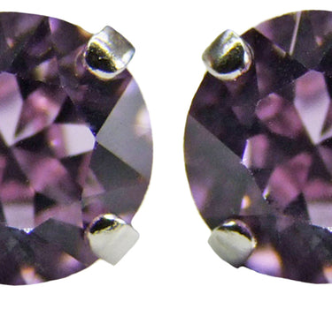 LUISIA® Ohrringe Emily mit Kristallen von Swarovski® 9 mm - Flieder