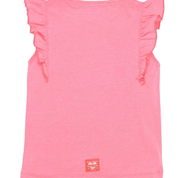 BONDI T-Shirt "Friends" mit Flügelärmel 36202 - Rosa | Mädchen Kurzarmshirt