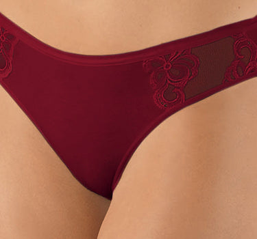 Nina von C. Minislip mit Spitze 4050880 | Burgund