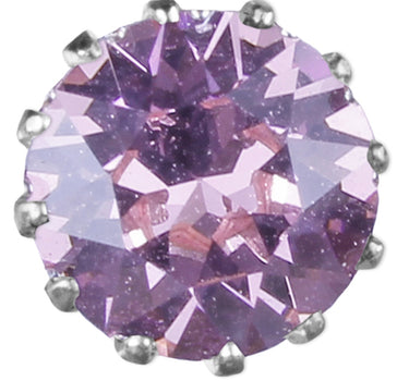 LUISIA® Ohrringe Grazia mit Kronen Anhänger und Kristall von Swarovski® - Flieder