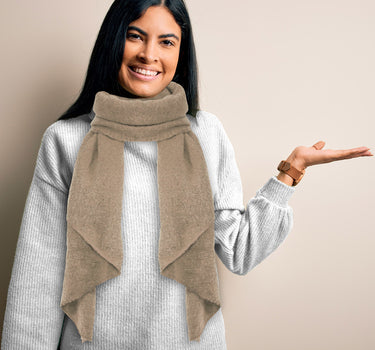 Schal "Eliana" - extra weich - Taupe