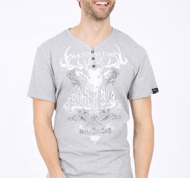 Krüger BUAM T-Shirt Trachtenheld | Grau